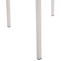 Set da pranzo da giardino beige con piano in granito fiammato 8 posti 220 x 100 cm