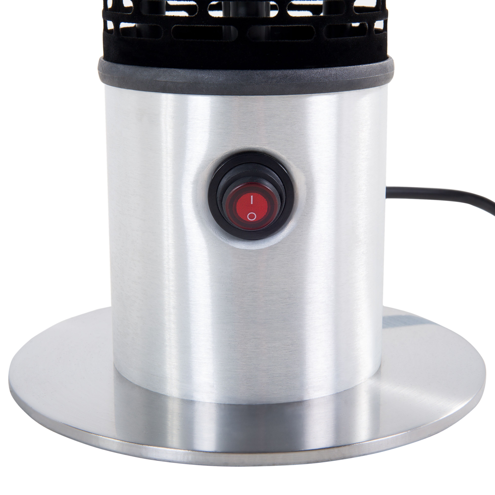 Stufa da esterno in metallo Nero 64H cm Libera installazione 800W