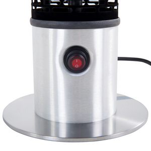 Stufa da esterno in metallo Nero 64H cm Libera installazione 800W