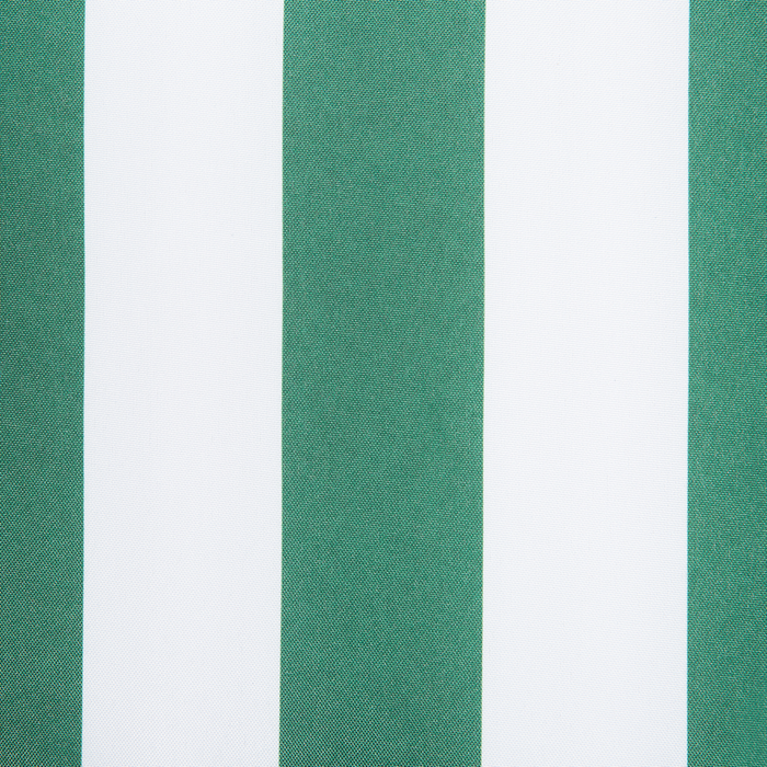 Altalena da giardino per patio con struttura in acciaio a rete a righe verdi a 3 posti con baldacchino