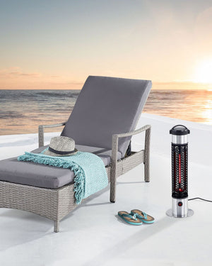 Stufa da esterno in metallo Nero 64H cm Libera installazione 800W