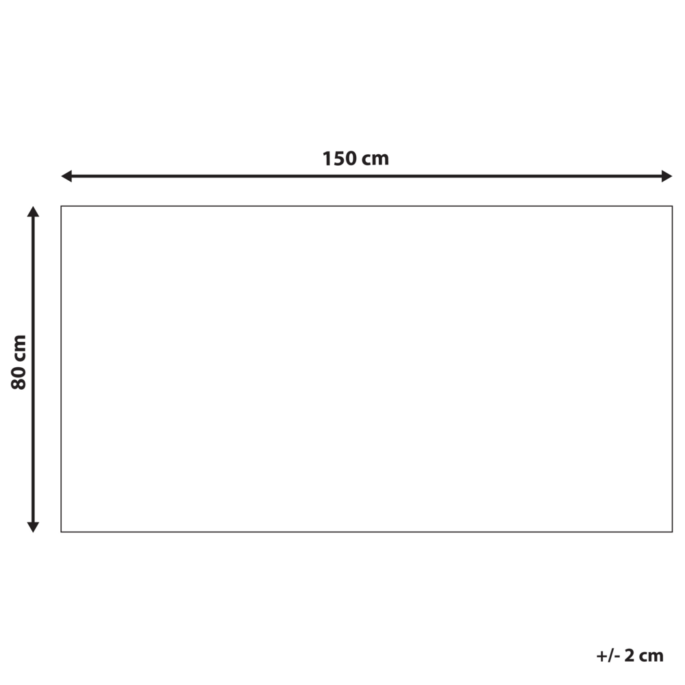 Tappeto tappetino Rag in cotone Multicolore 80 x 150 cm rettangolare intrecciato a mano