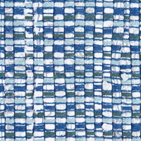 Tappeto blu marino rettangolare in cotone fatto a mano 80 x 150 cm stile boho eclettico