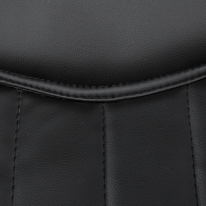 Sedia dirigenziale in pelle sintetica nera regolabile in altezza