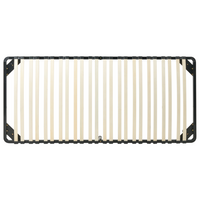 Rete a doghe Dimensioni singole 90 x 200 Doghe in legno massello Struttura in metallo sulle gambe