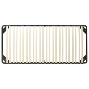 Rete a doghe Dimensioni singole 90 x 200 Doghe in legno massello Struttura in metallo sulle gambe