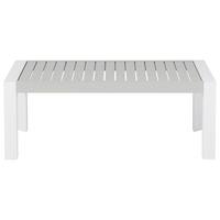 Set Conversazione Cornice Alluminio Grigio Chiaro Modulare Forma L da esterno