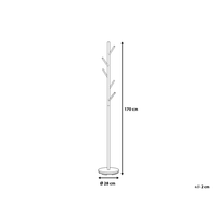 Appendiabiti Attaccapanni in metallo argentato Corridoio porta cappotti ingresso corridoio