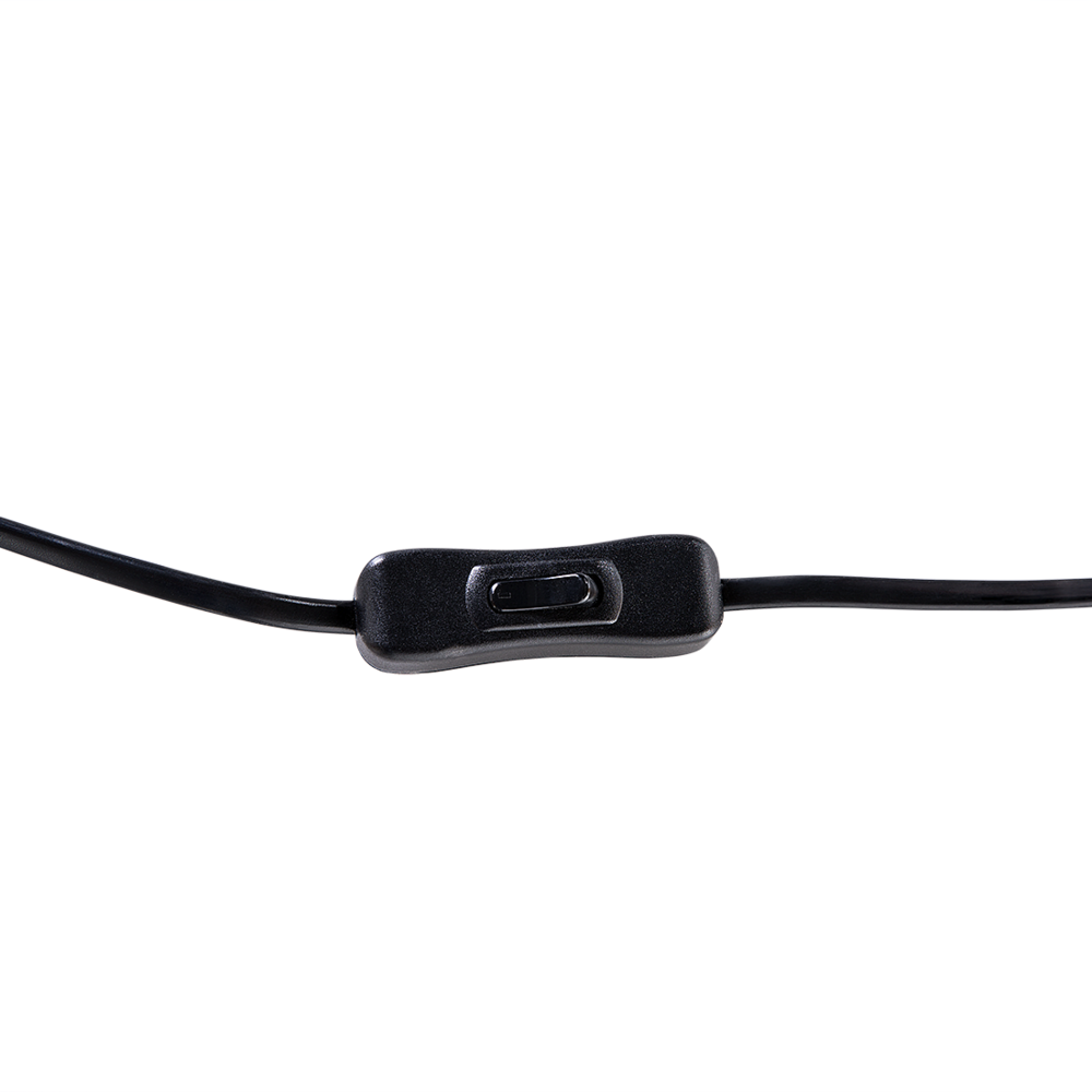 Lampada da Tavolo Nera con Base Treppiede in Metallo Arancio 42H cm Lampada da Notte di Design Moderno