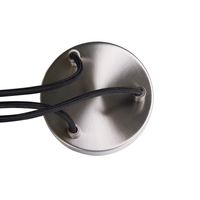 Lampada da soffitto a 3 punti luce in color grigio e marrone Industriale moderno