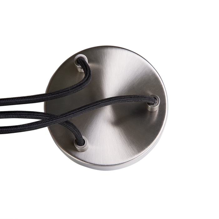 Lampada da soffitto a 3 punti luce in color grigio e marrone Industriale moderno