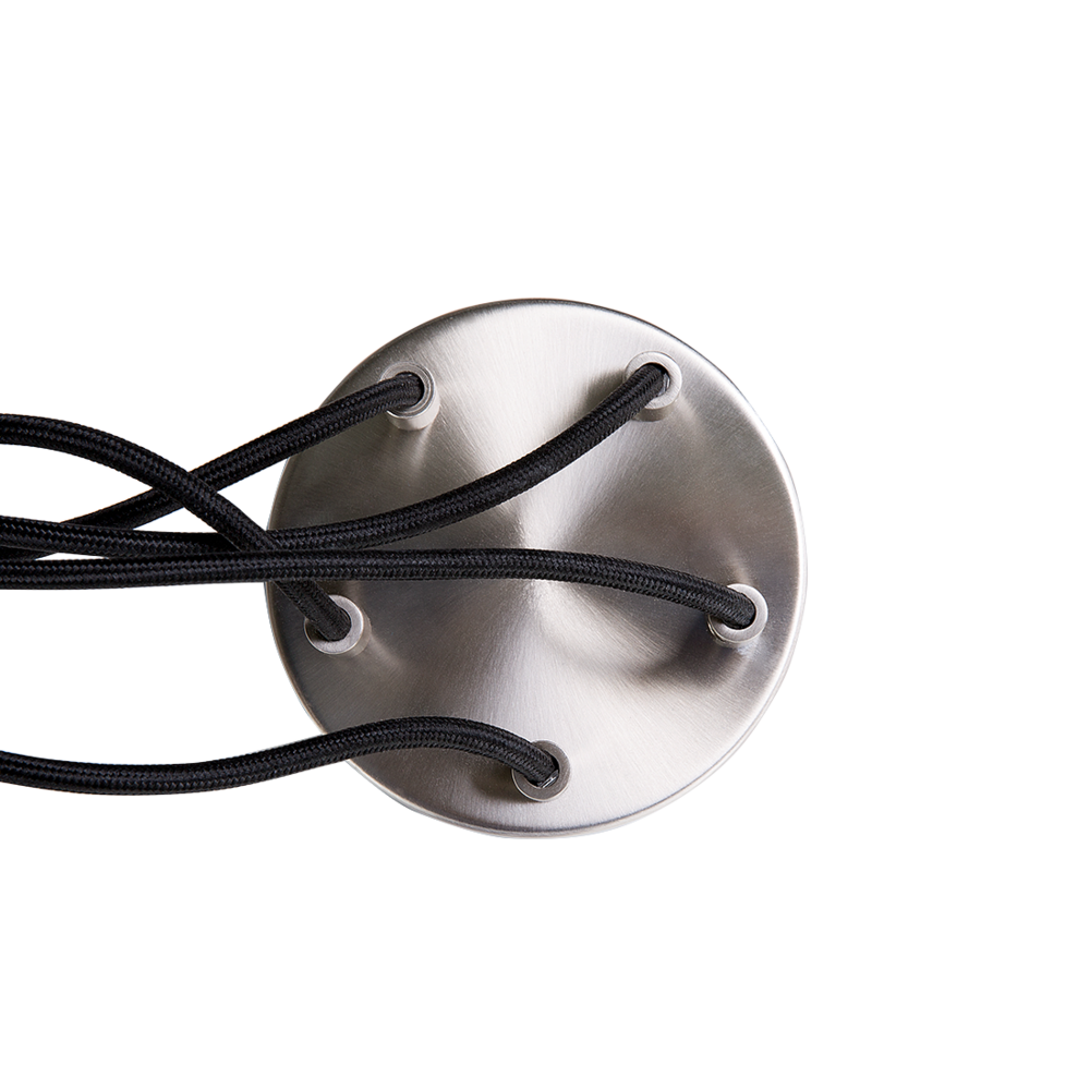 Lampada a sospensione a grappolo a 5 luci in cemento colore grigio stile moderno industriale