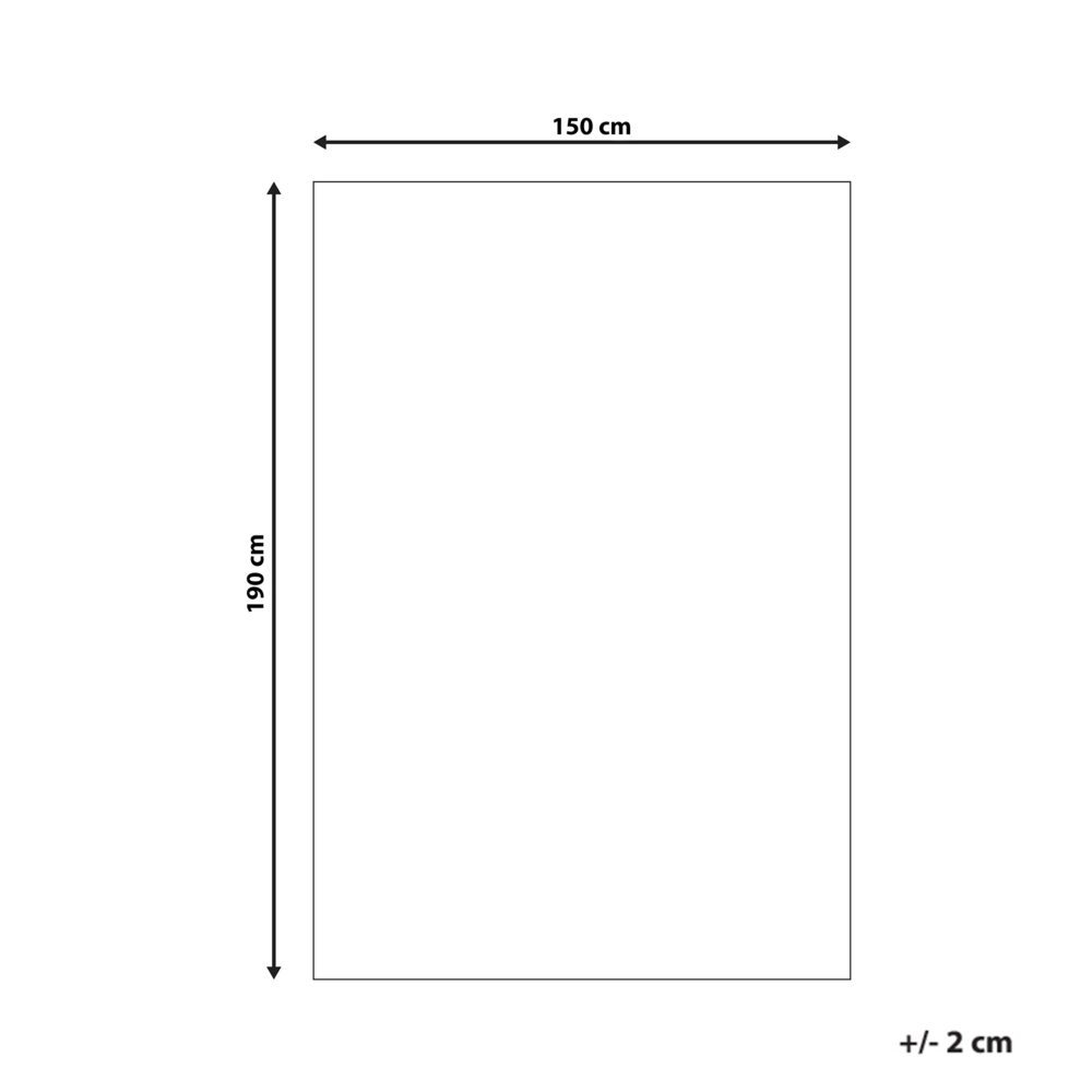 Tappetino antiscivolo per tappetino antiscivolo bianco 150 x 190 cm tagliabile