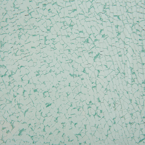 Set da pranzo da giardino beige con piano in vetro incrinato 8 posti 220 x 100 cm