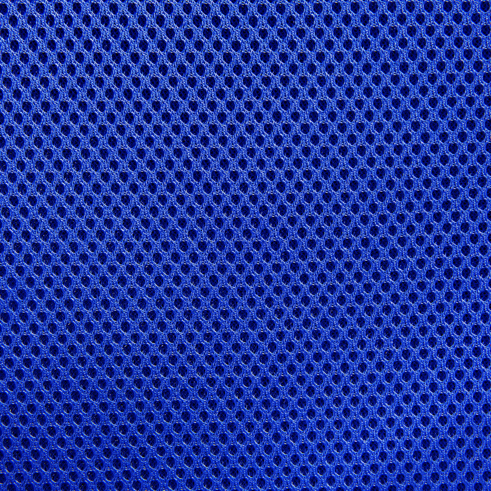 Sedia da ufficio Girevole regolabile in ecopelle nera e blu cobalto