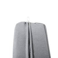 Set da Pranzo da Giardino con Tavolo e 8 Sedie con Cuscini in Simil Rattan Bianco