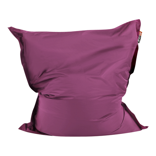 Pouf seduta poltrona sacco Grande colore lilla con Zip 140 x 180 cm soggiorno cameretta