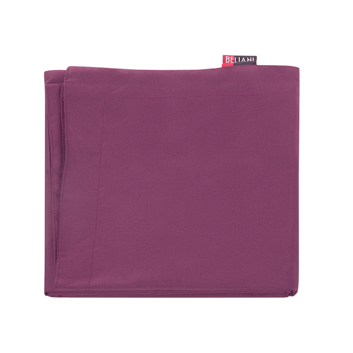 Pouf seduta poltrona sacco Grande colore lilla con Zip 140 x 180 cm soggiorno cameretta