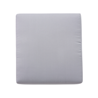 Divano da giardino con struttura in alluminio anodizzato grigio chiaro da esterno a 2 posti con cuscini