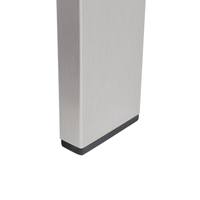 Divano da giardino con struttura in alluminio anodizzato grigio scuro a 2 posti con cuscini