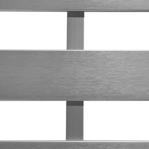 Divano da giardino con struttura in alluminio anodizzato grigio scuro a 2 posti con cuscini