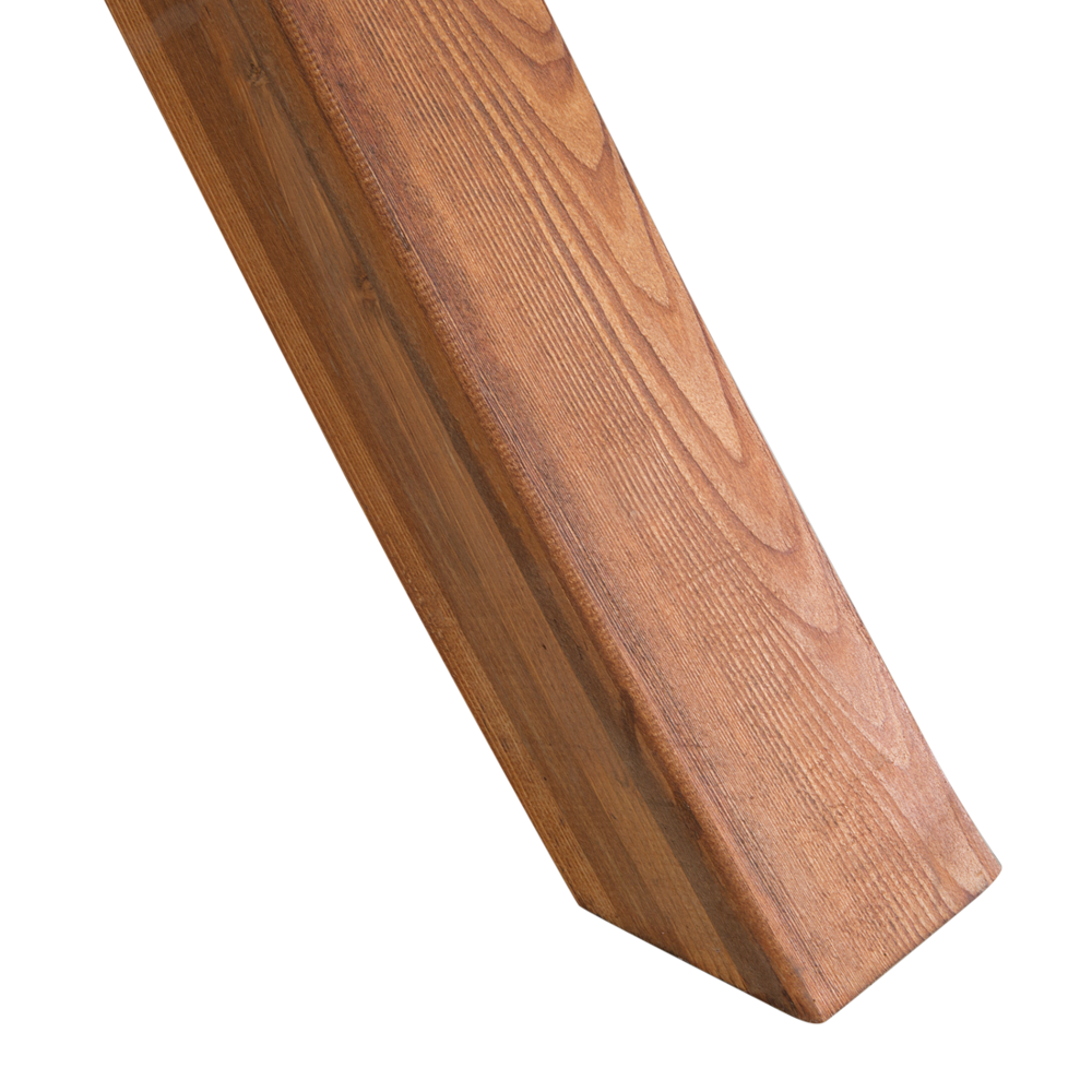 Dondolo da Giardino Struttura in Legno di Larice Tessuto Bianco da Esterno 2 Posti con Baldacchino