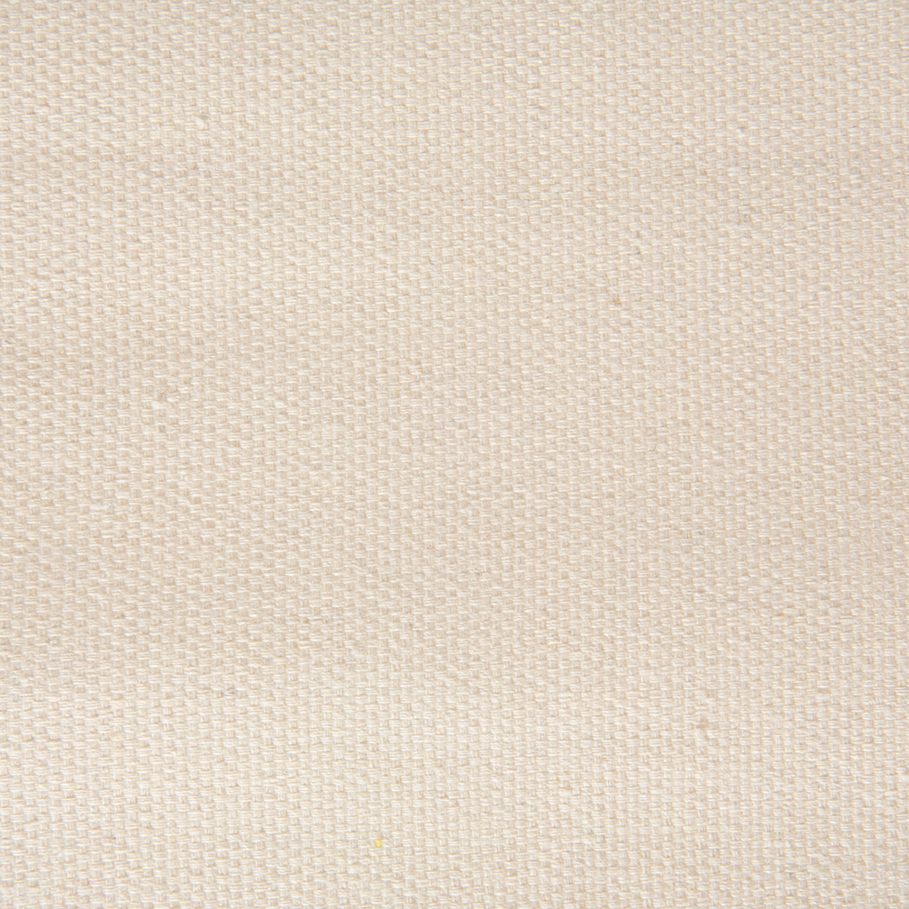 Amaca da giardino in cotone bianco con supporto ad arco in legno massello scuro autoportante