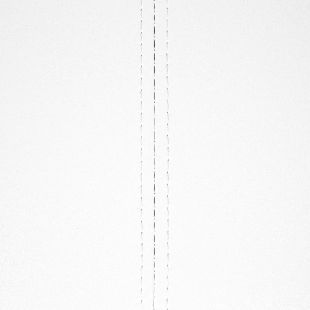 Chaise Longue versione sinistra Ecopelle Bianca Stile Chesterfield Vintage