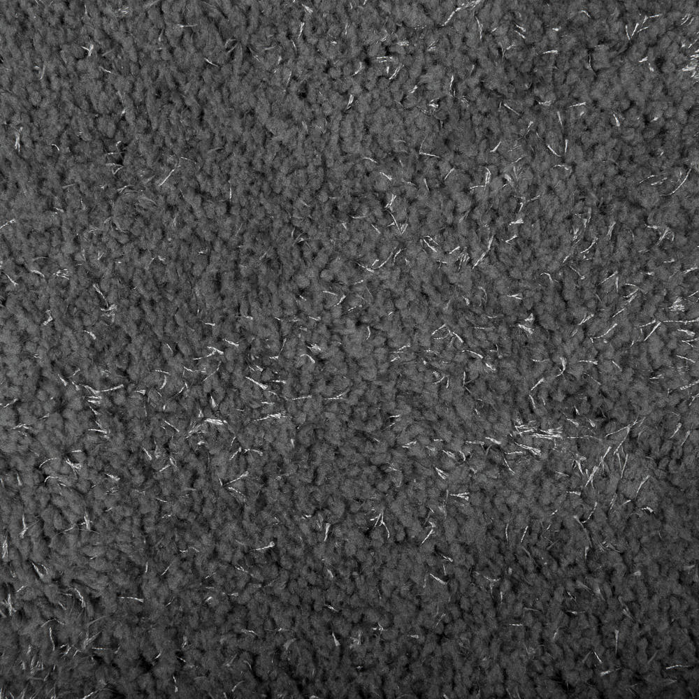 Tappeto Shaggy Grigio Scuro 140 x 200 cm Moderno Tappeto Rettangolare Trapuntato a Pelo Lungo