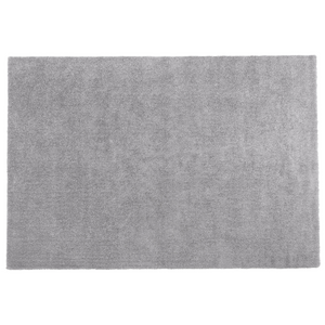 Tappeto Shaggy grigio chiaro 140 x 200 cm moderno tappeto rettangolare trapuntato a Pelo Lungo