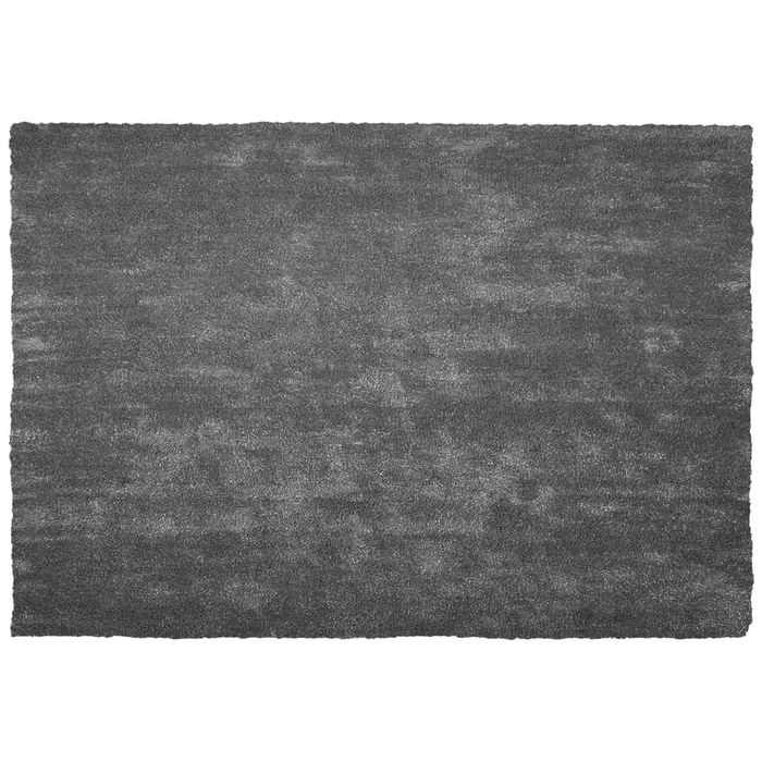 Tappeto Shaggy Grigio Scuro 160 x 230 cm Moderno Tappeto Rettangolare Trapuntato a Pelo Lungo