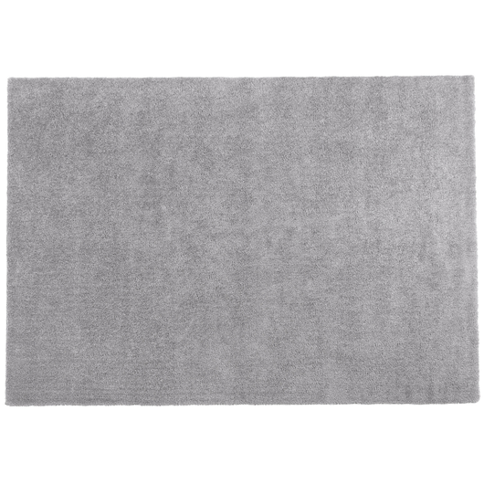 Tappeto Shaggy Grigio Chiaro 160 x 230 cm Moderno Tappeto Rettangolare Trapuntato a Pelo Lungo