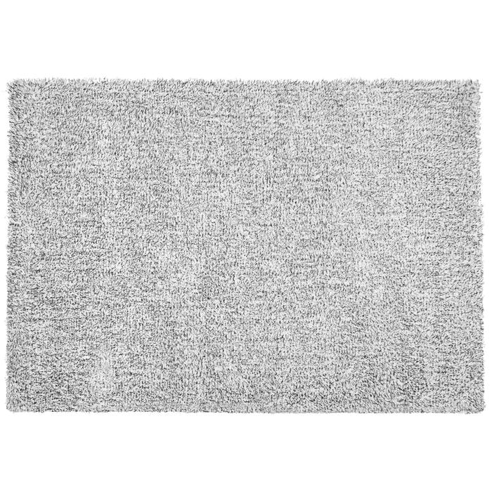 Tappeto shaggy grigio 160 x 230 cm moderno tappeto rettangolare trapuntato a Pelo Lungo