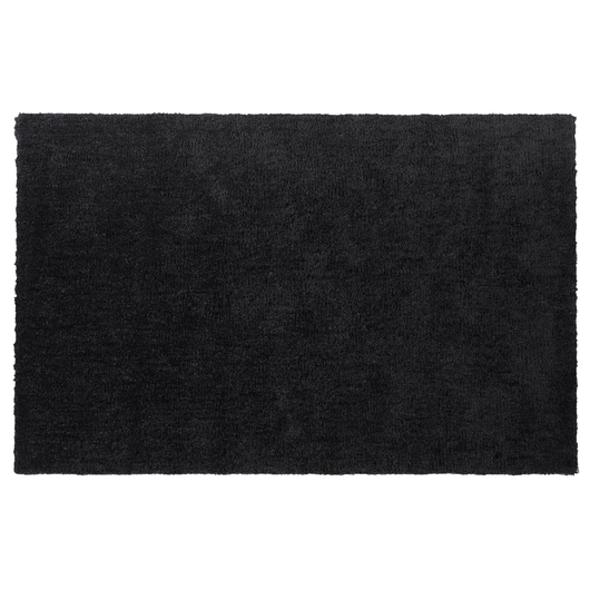 Tappeto Shaggy Nero 200 x 300 cm Moderno Tappeto Rettangolare Trapuntato a Pelo Lungo