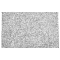 Tappeto Shaggy Grigio 200 x 300 cm Tappeto Rettangolare Trapuntato Moderno a Pelo Lungo