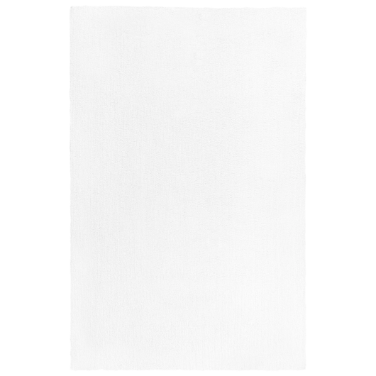 Tappeto Shaggy Bianco 200 x 300 cm Moderno Tappeto Rettangolare Trapuntato a Pelo Lungo