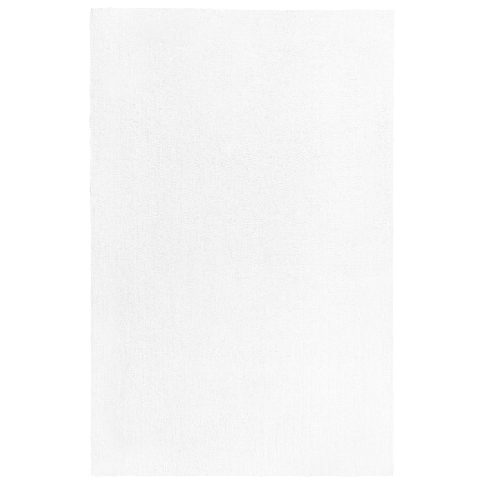 Tappeto Shaggy Bianco 200 x 300 cm Moderno Tappeto Rettangolare Trapuntato a Pelo Lungo