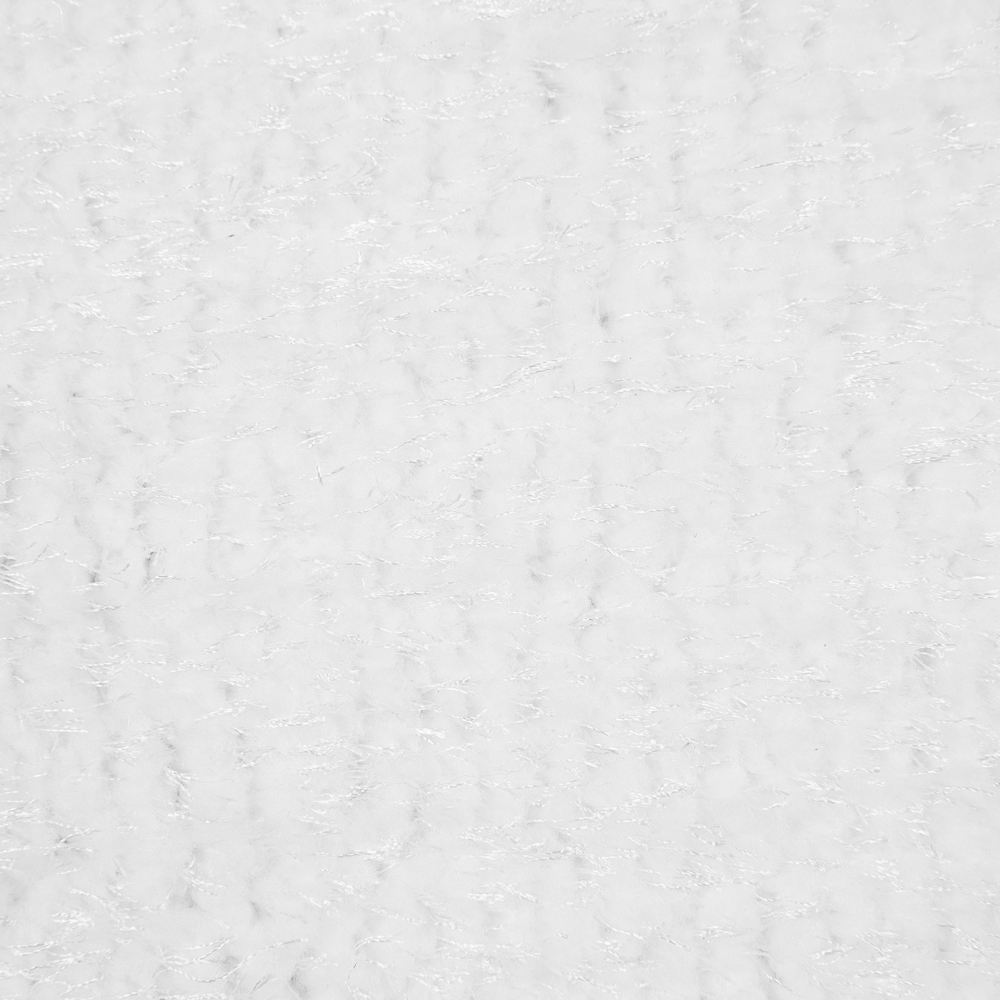 Tappeto Shaggy Bianco 200 x 300 cm Moderno Tappeto Rettangolare Trapuntato a Pelo Lungo