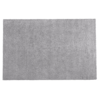 Tappeto Shaggy Grigio Chiaro 200 x 300 cm Moderno Tappeto Rettangolare Trapuntato a Pelo Lungo