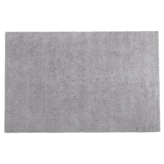 Tappeto Shaggy Grigio Chiaro 200 x 300 cm Moderno Tappeto Rettangolare Trapuntato a Pelo Lungo