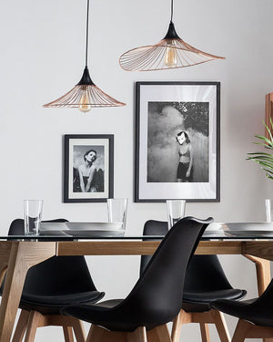 Lampada Color Rame con Paralume in metallo Filo Design Industriale