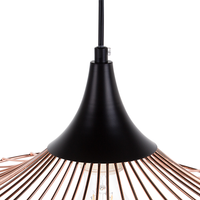 Lampada Color Rame con Paralume in metallo Filo Design Industriale