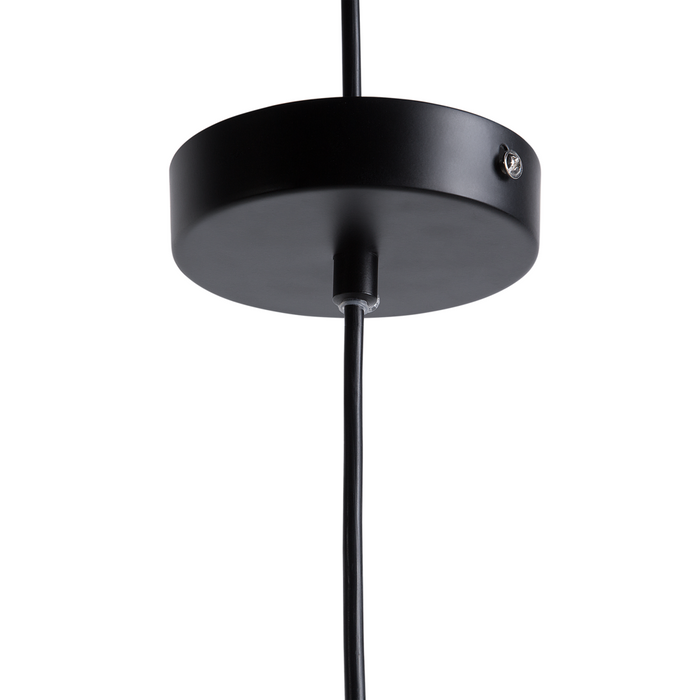 Lampadario moderno di design in metallo Nero a filo industriale