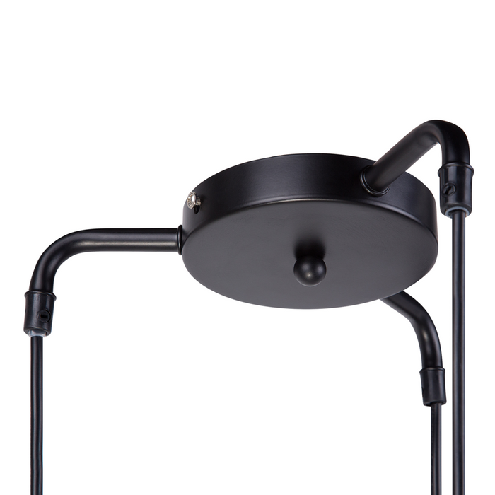 Lampadario moderno a 3 punti luce Nero rame minimalista geometrico