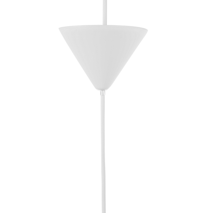 Lampadario con Paralume Decorativo Irregolare Bianco illuminazione