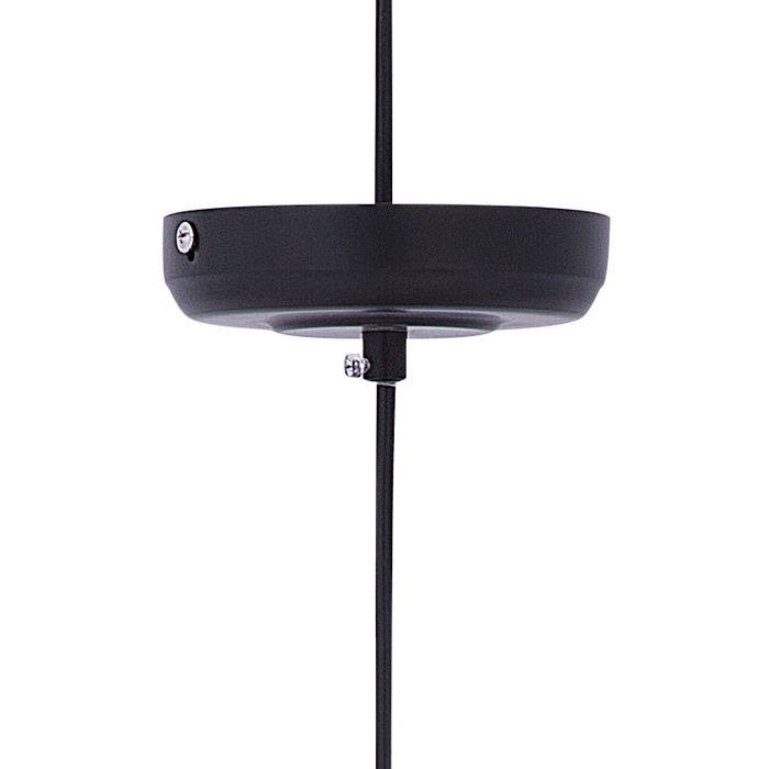 Lampada da Soffitto Rame Metallo 121 cm Sospensione nera industriale