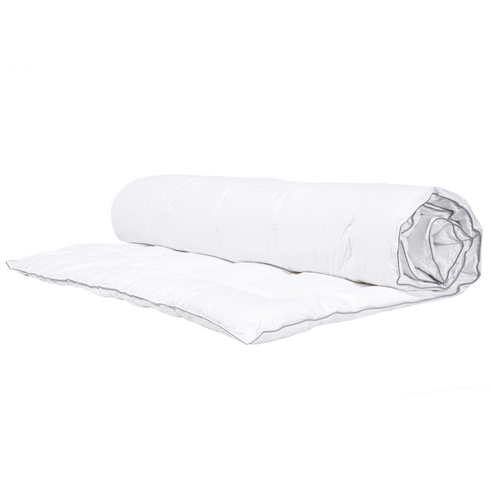 Piumino cotone poliestere imbottitura 155 x 200 cm per chi soffre di allergie