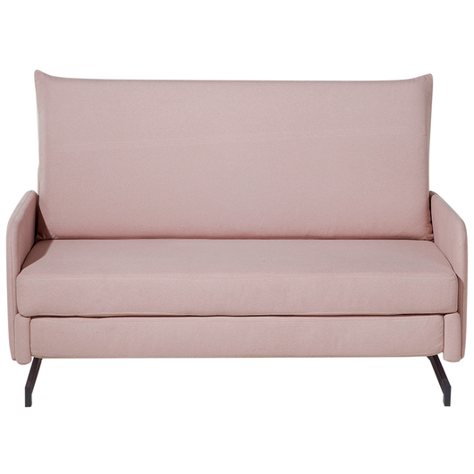 Divano Letto Tessuto Rosa 2 Posti Soggiorno Stile Moderno divano convertibile Soggiorno