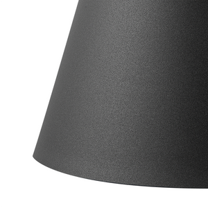 Lampada a sospensione a sospensione con paralume Nero Cono geometrico Design moderno e minimalista