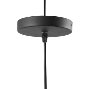 Lampada a sospensione a sospensione con paralume Nero Cono geometrico Design moderno e minimalista